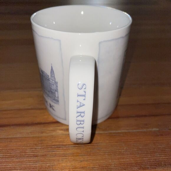Starbucks Architecture Series New York City Coffee Mug 18 oz 2007 White Ceramic - Picture 5 of 10